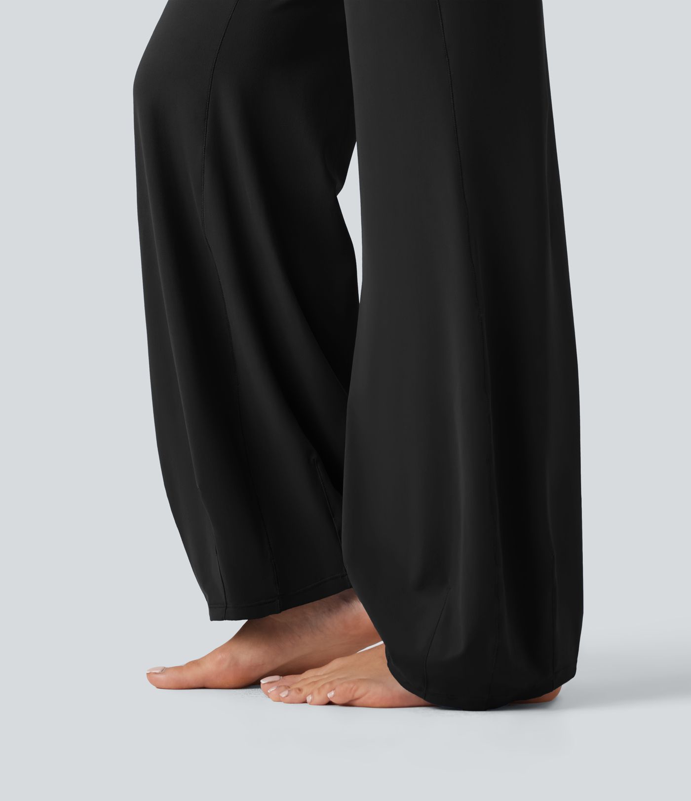 SoftlyZero™ Crossover High Waisted Dance Balloon Joggers with Pockets-UPF50+ SoftlyZero™ Crossover High Waisted Dance Balloon Joggers with Pockets-UPF50+
