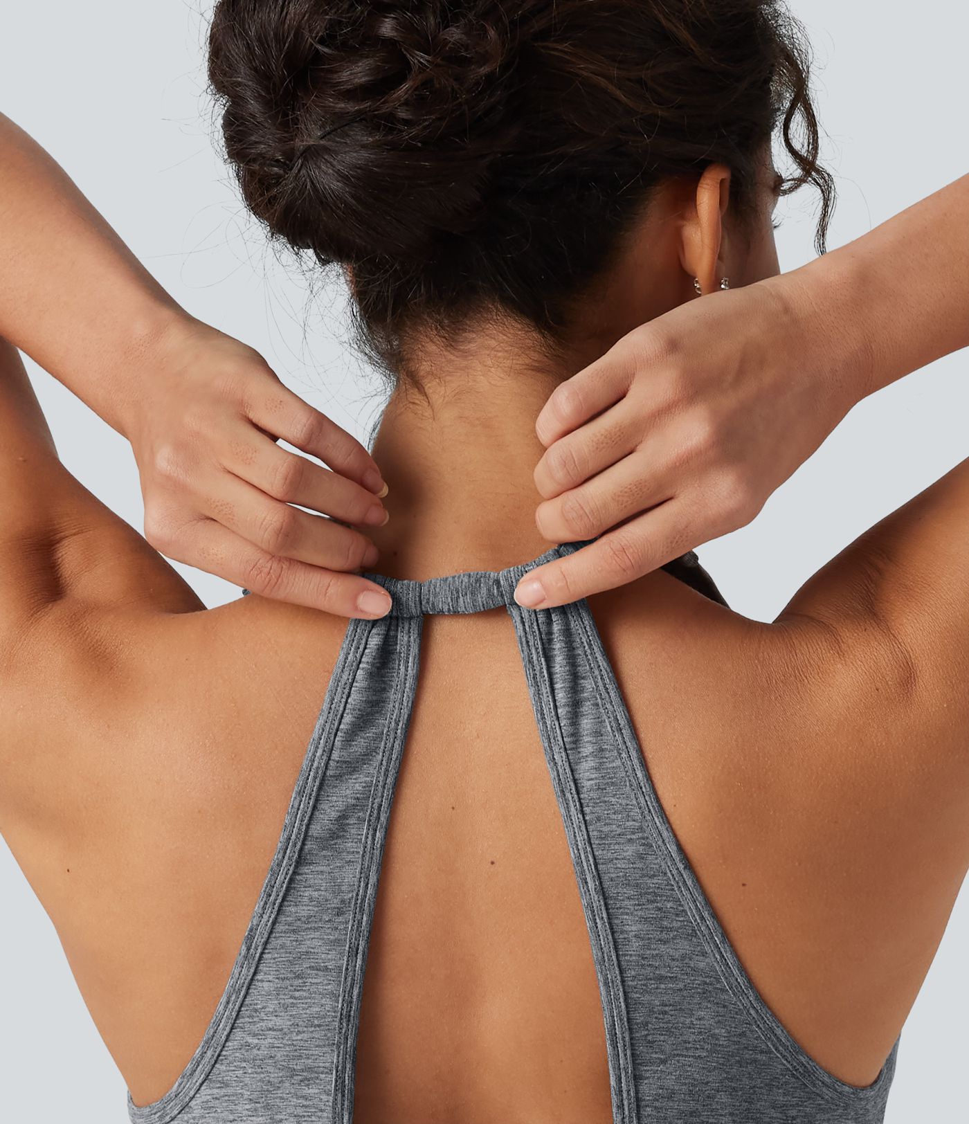 Cut-Out Back Slim Yoga Tank Top Cut-Out Back Slim Yoga Tank Top