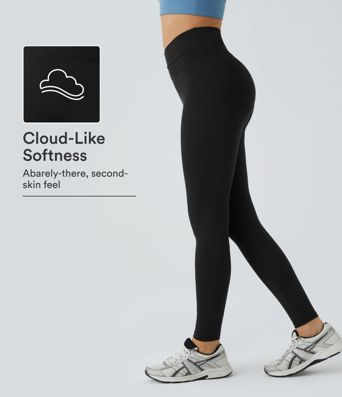 Leggings Softlyzero™ cruzado bloque color-UPF50+