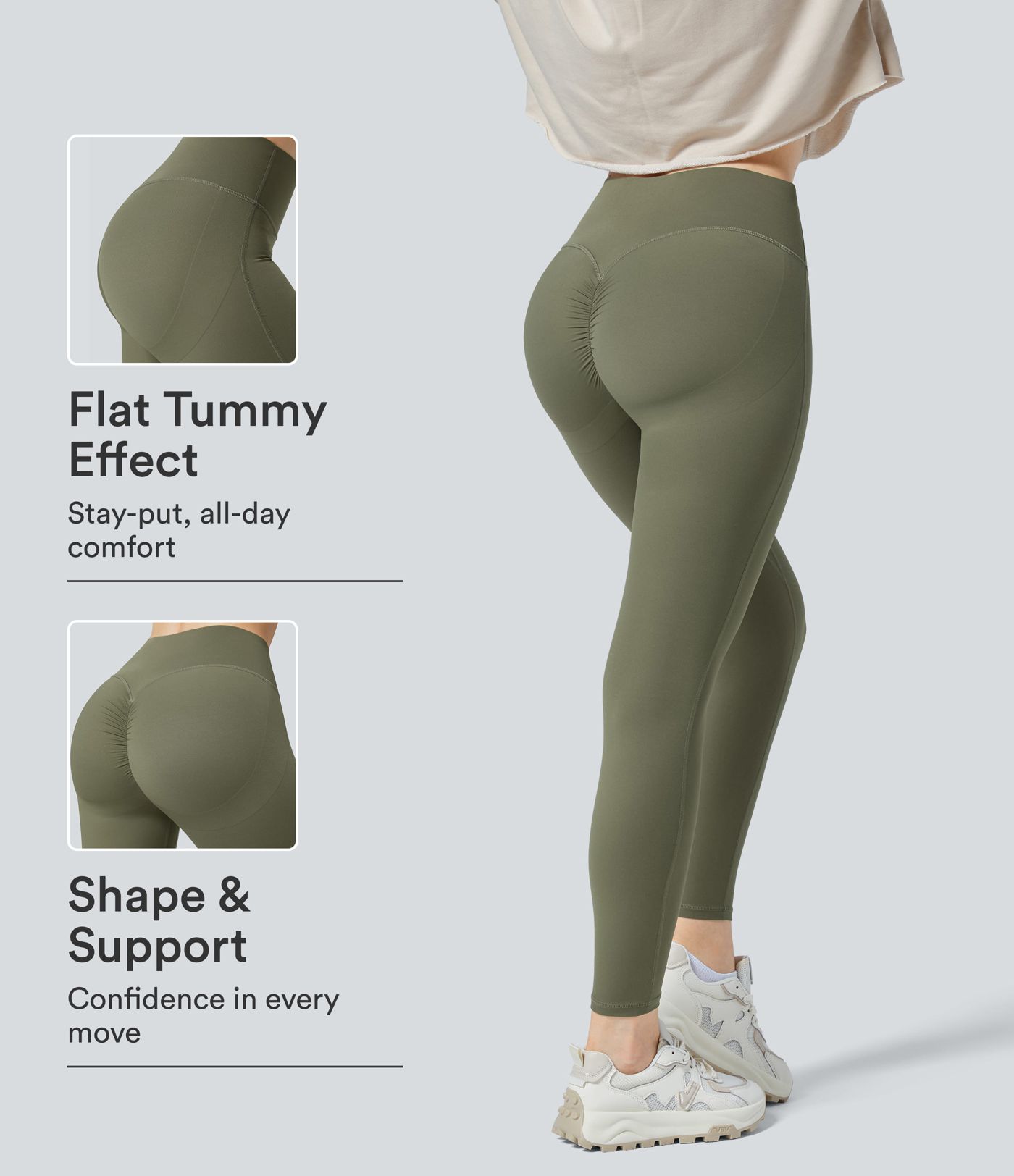 Halara UltraSculpt™ Legging de Yoga 7/8 Taille Haute avec Contrôle du Ventre et Effet Lifting des Fesses Halara UltraSculpt™ Legging de Yoga 7/8 Taille Haute avec Contrôle du Ventre et Effet Lifting des Fesses