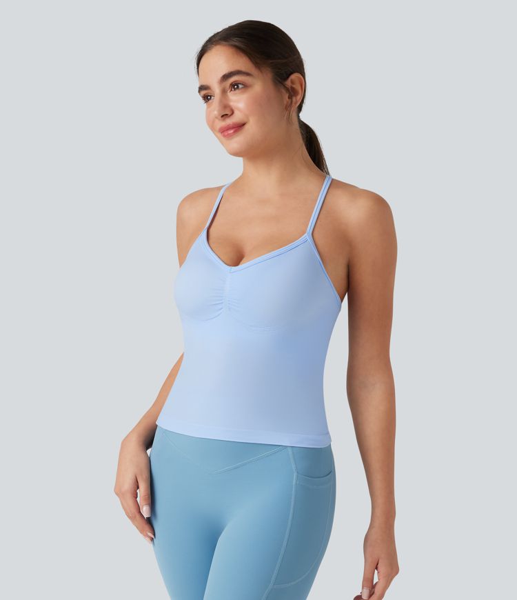 OneForm Seamless Flow Built-in Bra Yoga Tank Top