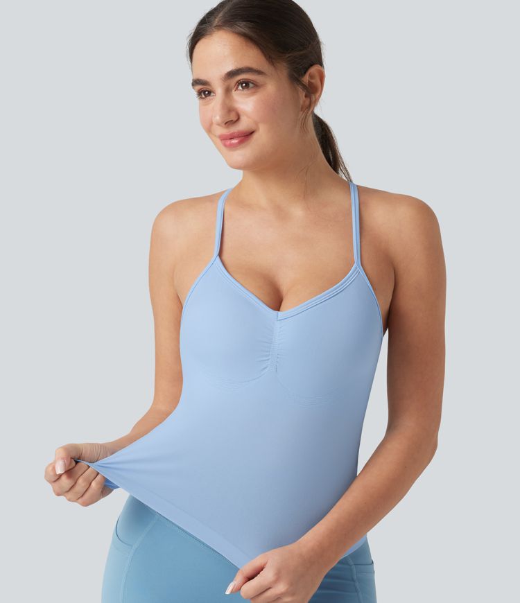 OneForm Seamless Flow Built-in Bra Yoga Tank Top