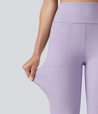 Halara UltraSculpt™ High Waisted Tummy Control Casual Flare Leggings with Pockets