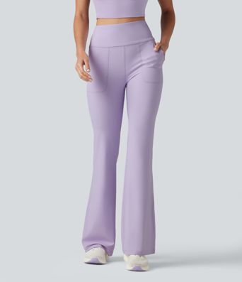 Halara UltraSculpt™ High Waisted Tummy Control Casual Flare Leggings with Pockets