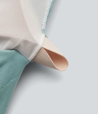 OneForm Seamless Flow - Yoga-Sport-Top mit V-Ausschnitt, kurzen Ärmeln und integriertem BH
