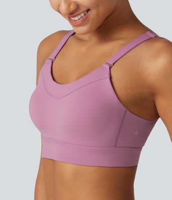 Tréninková sportovní podprsenka se střední oporou a tvarovanými spacer košíčky