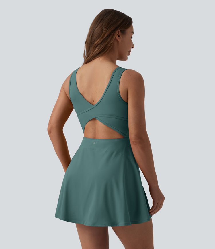 Softlyzero™ Airy - 2-in-1 Minikleid mit U-Ausschnitt, Seitentaschen und Cool-Touch - Easy Peezy, E-G Cups