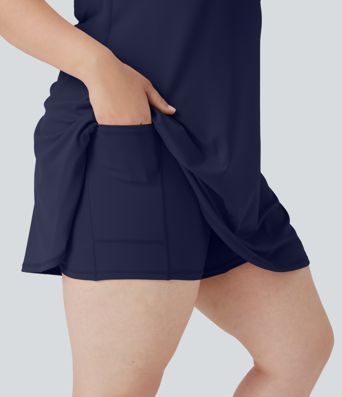 Robe de sport grande taille dos nu Softlyzero™ Plush - longueur rallongée - Easy Peasy Edition Robe de sport grande taille dos nu Softlyzero™ Plush - longueur rallongée - Easy Peasy Edition