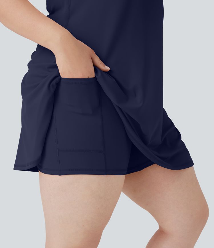 Robe de sport grande taille dos nu Softlyzero™ Plush - longueur rallongée - Easy Peasy Edition Robe de sport grande taille dos nu Softlyzero™ Plush - longueur rallongée - Easy Peasy Edition