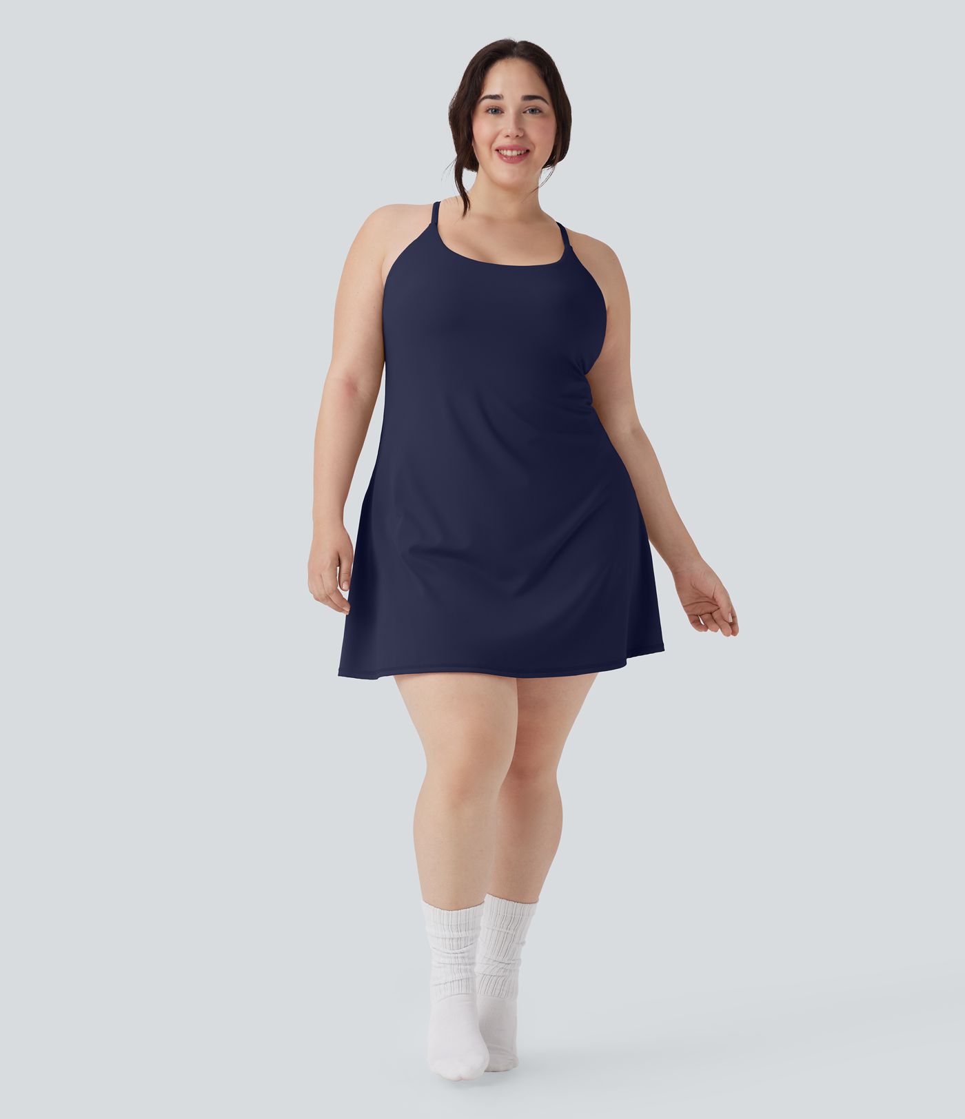 Robe de sport grande taille dos nu Softlyzero™ Plush - longueur rallongée - Easy Peasy Edition Robe de sport grande taille dos nu Softlyzero™ Plush - longueur rallongée - Easy Peasy Edition