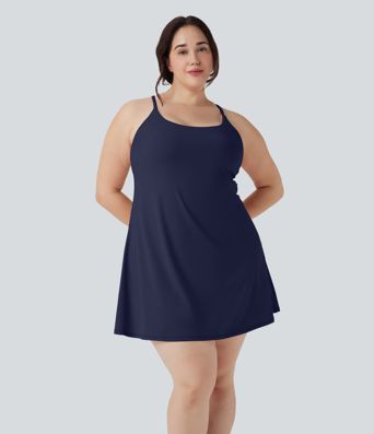 Robe de sport grande taille dos nu Softlyzero™ Plush - longueur rallongée - Easy Peasy Edition Robe de sport grande taille dos nu Softlyzero™ Plush - longueur rallongée - Easy Peasy Edition