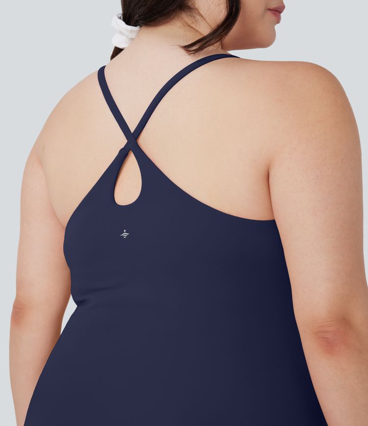 Robe de sport grande taille dos nu Softlyzero™ Plush - longueur rallongée - Easy Peasy Edition Robe de sport grande taille dos nu Softlyzero™ Plush - longueur rallongée - Easy Peasy Edition