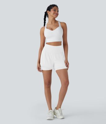 Softlyzero™ Airy Super High Waisted 2-in-1  Yoga Shorts 5'' with Pockets