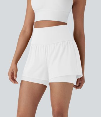 Softlyzero™ Airy Super High Waisted 2-in-1  Yoga Shorts 5'' with Pockets