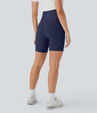 SoftlyZero™ Super High Waisted Maternity Yoga Biker Shorts 7''-UPF50+