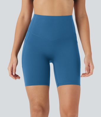 Halara UltraSculpt™ High Waisted Butt Lifting Tummy Control Pocket Shaping Training Biker Shorts 7'' Halara UltraSculpt™ High Waisted Butt Lifting Tummy Control Pocket Shaping Training Biker Shorts 7''