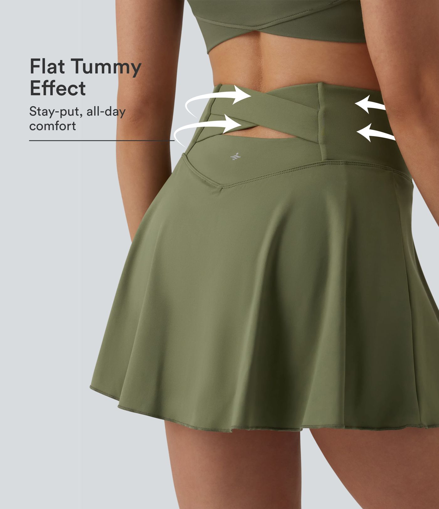 Softlyzero™ Airy High Waisted Tummy Control 2-in-1 Cool Touch Mini Tennis Skirt with Pockets-UPF50+ Softlyzero™ Airy High Waisted Tummy Control 2-in-1 Cool Touch Mini Tennis Skirt with Pockets-UPF50+