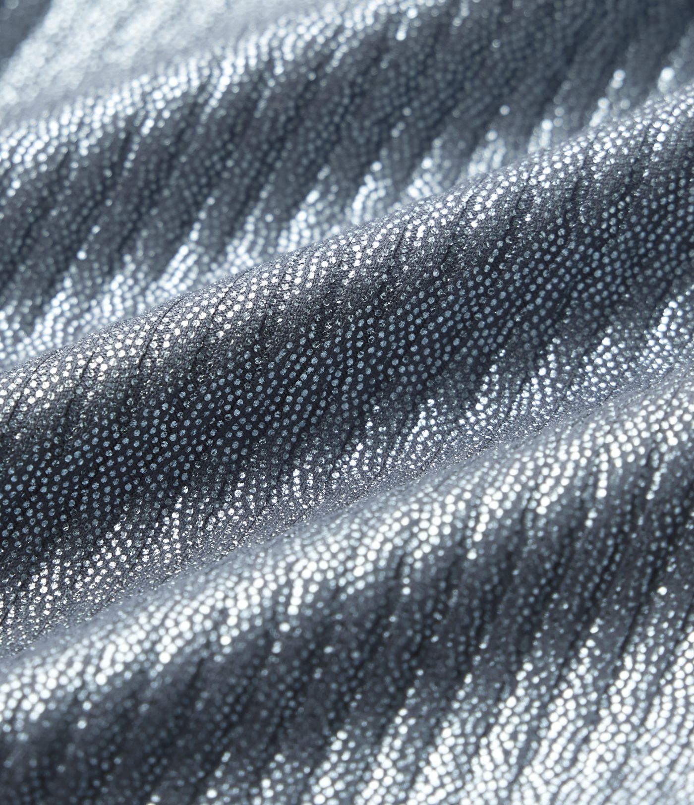 Leggings de yoga en punto acanalado, cintura alta con cruce, estampado metalizado (foil) y bolsillos