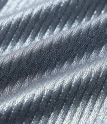 Leggings de yoga en punto acanalado, cintura alta con cruce, estampado metalizado (foil) y bolsillos