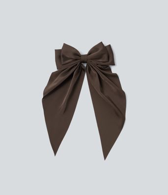 Satin Bow Hair Clip