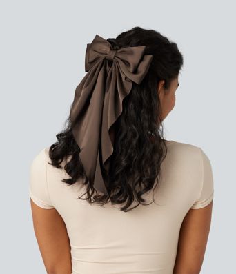 Satin Bow Hair Clip