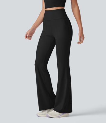 Halara UltraSculpt™ High Waisted Tummy Control Casual Flare Leggings with Pockets