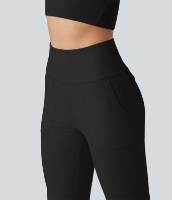 Halara UltraSculpt™ High Waisted Tummy Control Casual Flare Leggings with Pockets
