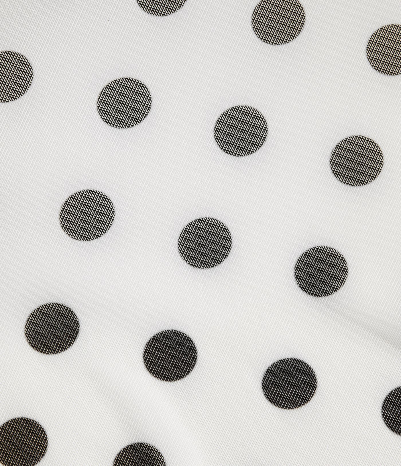High Waisted Tie Side 2-in-1 Flowy Polka Dot Mesh Micro Mini Flare Skirt with Pocket