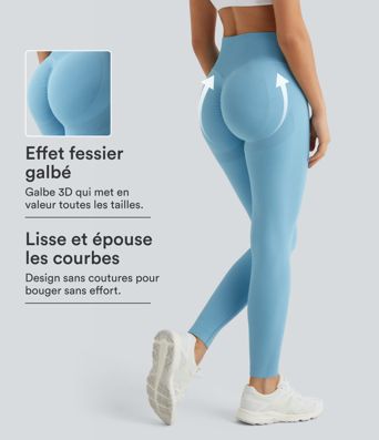 Nahtlose Passform High Waist Booty Scrunch Leggings
