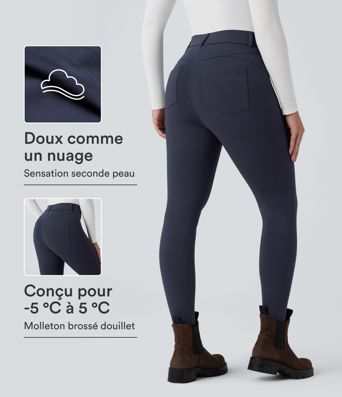 Legging thermique SoftlyZero™ Plush 7/8 taille haute avec poches Legging thermique SoftlyZero™ Plush 7/8 taille haute avec poches