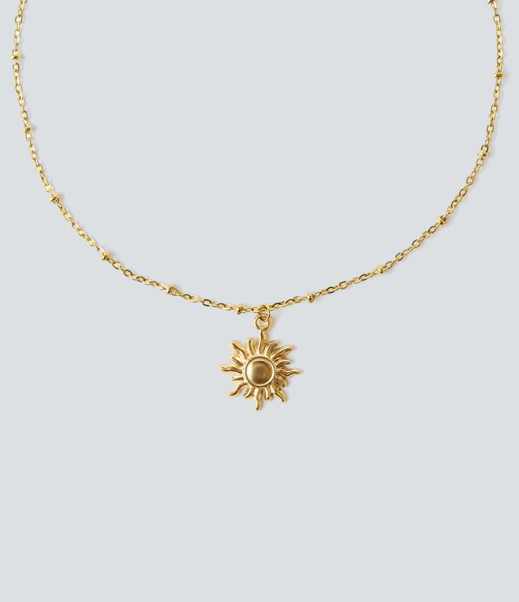 Sun Pendant Necklace