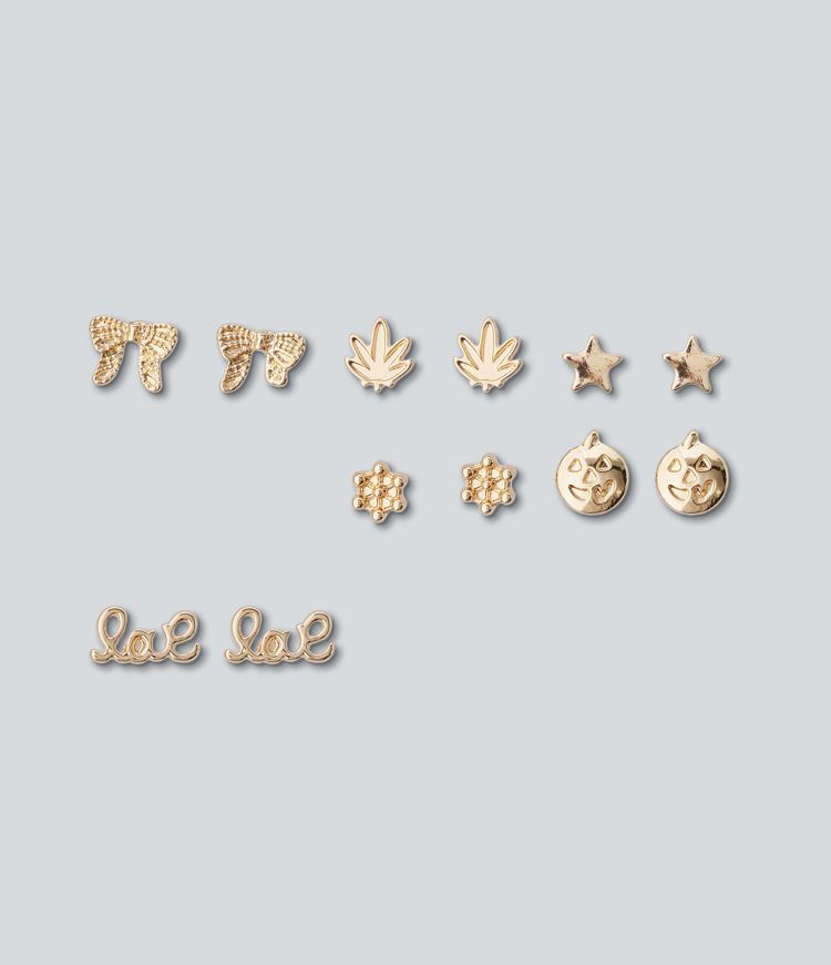 6 Pairs Earrings Set