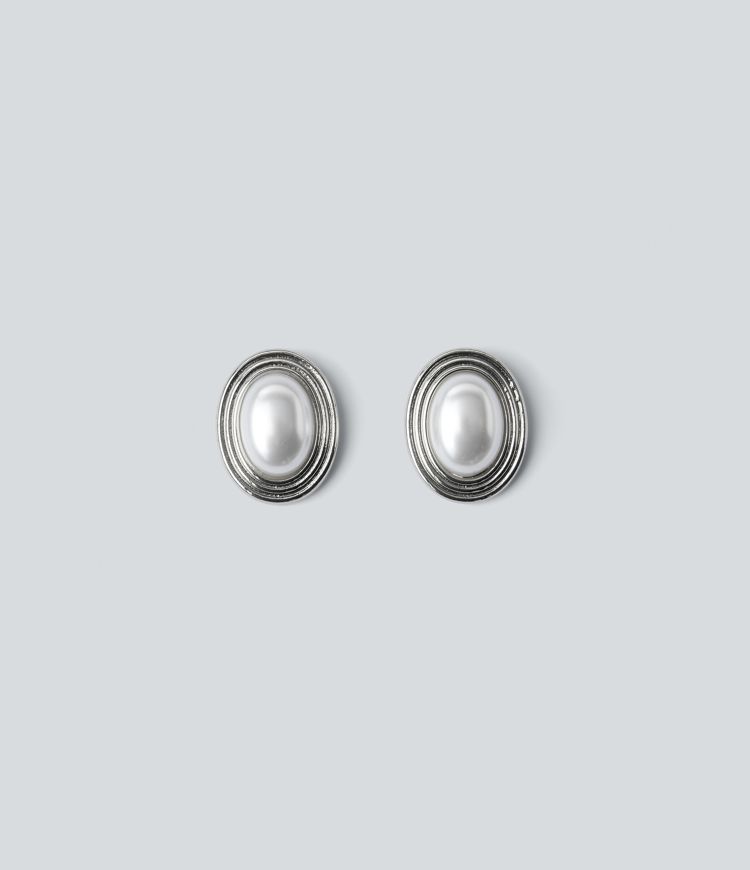 Faux Pearl Earrings