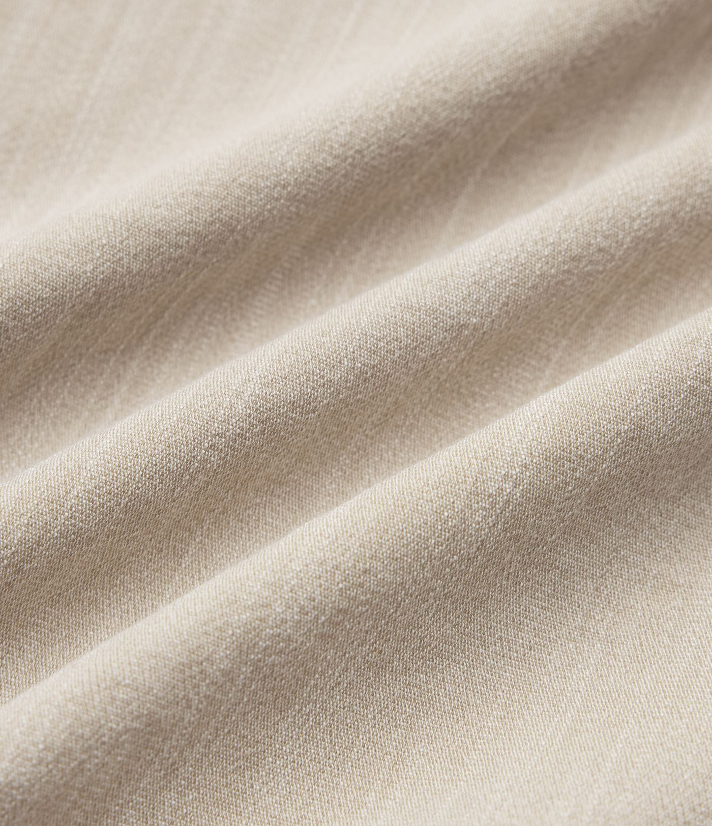 Asymmetric Mid Rise Work Linen-Feel Bermuda Shorts 10'' with Pockets