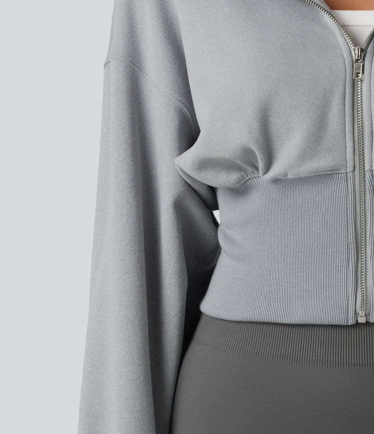 Hooded Raglan Long Sleeve Thumb Hole Casual Sweatshirt