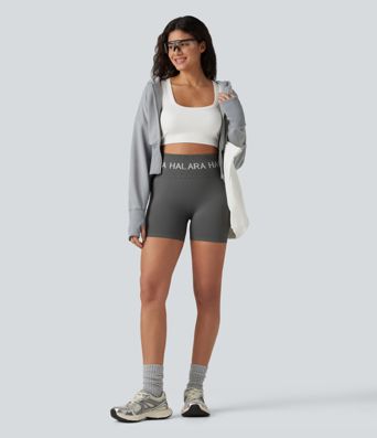 Hooded Raglan Long Sleeve Thumb Hole Casual Sweatshirt