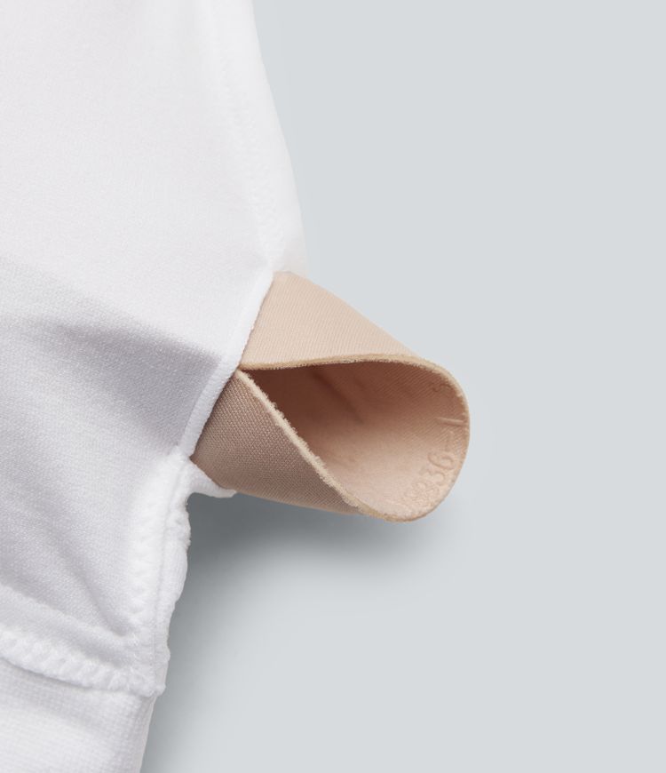 Débardeur de yoga court OneForm Seamless Flow à motif jacquard avec soutien-gorge intégré