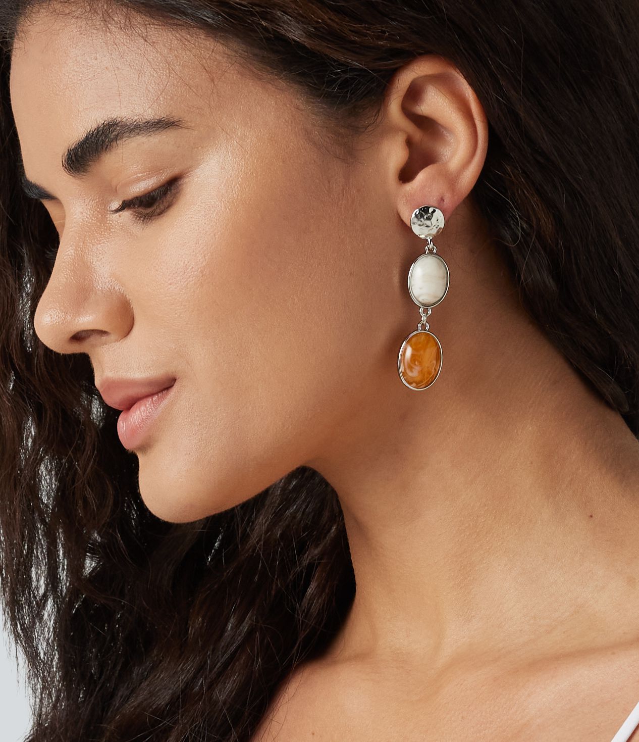 Alloy Resort Style Stone Earrings