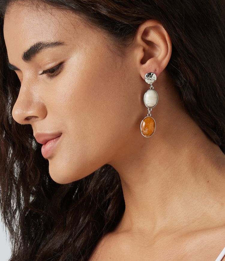 Alloy Resort Style Stone Earrings