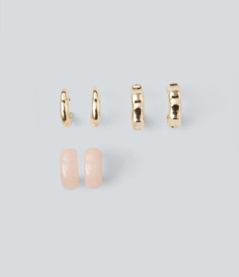 Geometric Hoop Earrings Set