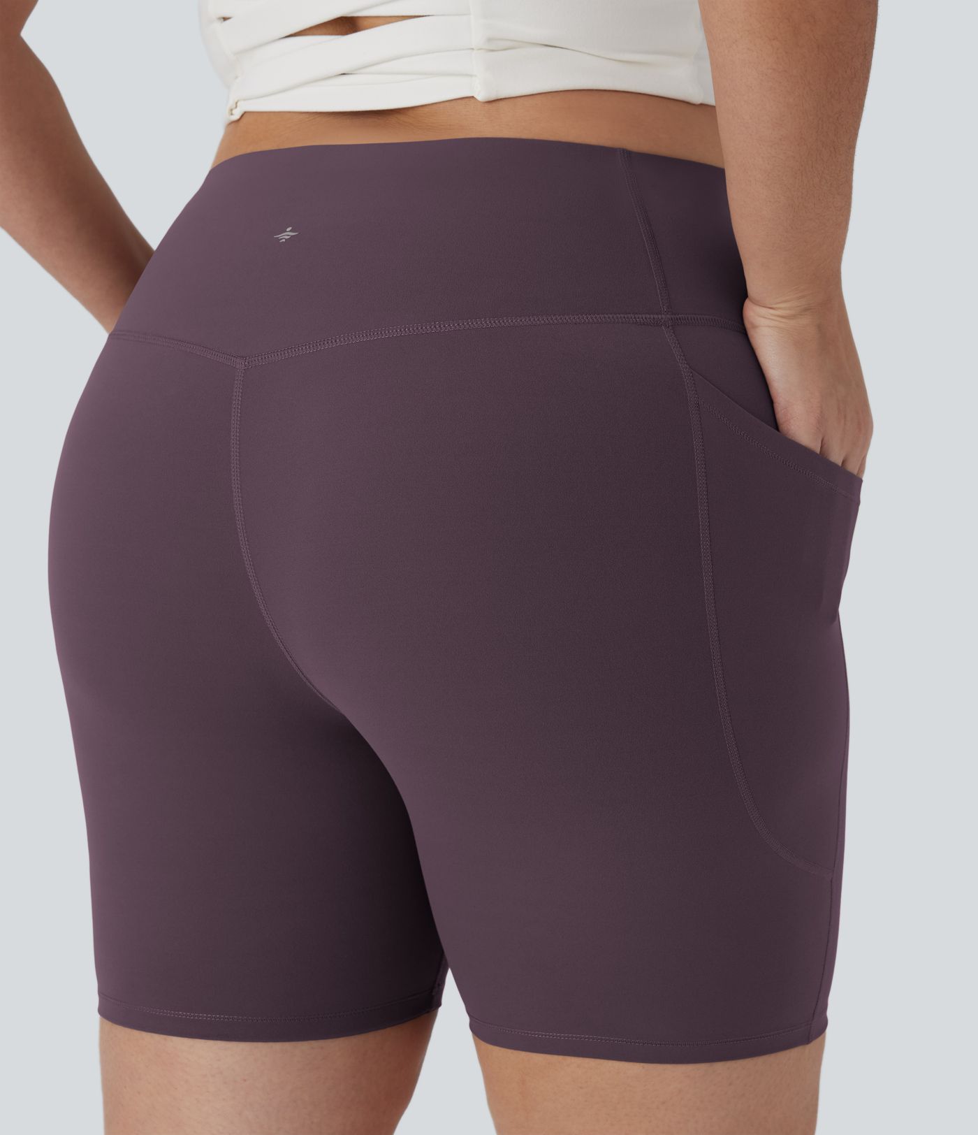 Halara UltraSculpt™ High Waisted Tummy Control Shaping Training Plus Size Biker Shorts 7'' with Pocket Halara UltraSculpt™ High Waisted Tummy Control Shaping Training Plus Size Biker Shorts 7'' with Pocket