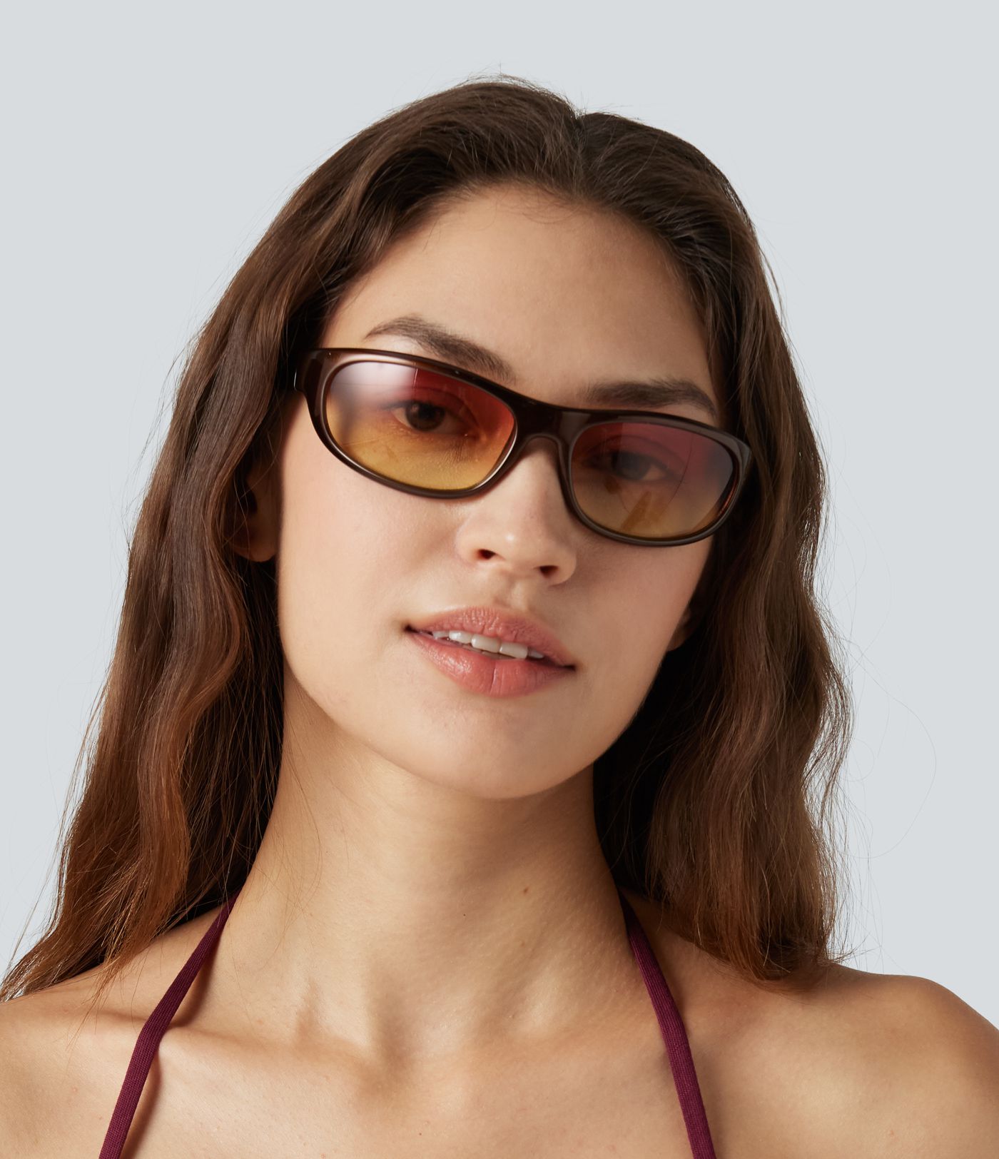Lunettes de soleil à monture carrée