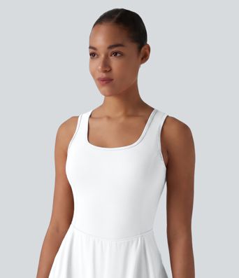 SoftlyZero™ Airy 2-in-1 Cool Touch Mini Dance Active Dress with Pockets-Easy Peezy Edition-Longer Length