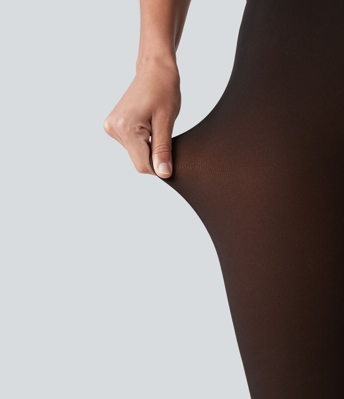 Freizeitleggings aus Fleece mit mittelhohem Bund