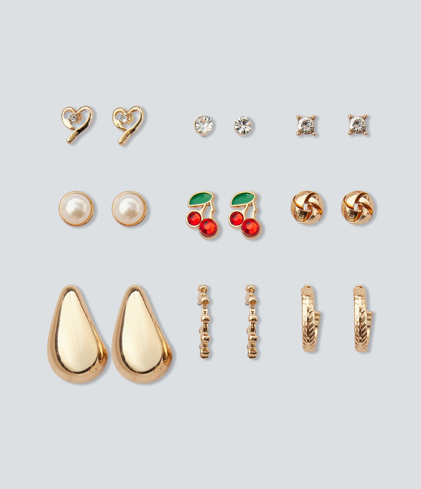 9 Pairs Earrings Set
