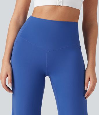 SoftlyZero™ balónové tanečné nohavice s vysokým pásom a tvarovaním brucha, s vreckami – UPF50+