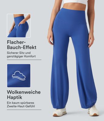 SoftlyZero™ - Ballon-Hose mit hohem Bund, Seitentaschen und Bauchkontrolle - UPF50+