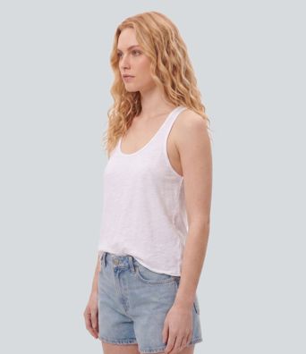 U Neck Cut Out Casual Tank Top