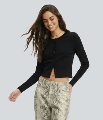 Long Sleeve Button Fly Slim Casual Cardigan