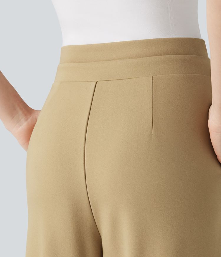 Halara Flex™ High Waisted Straight Leg Work Pants with Pockets